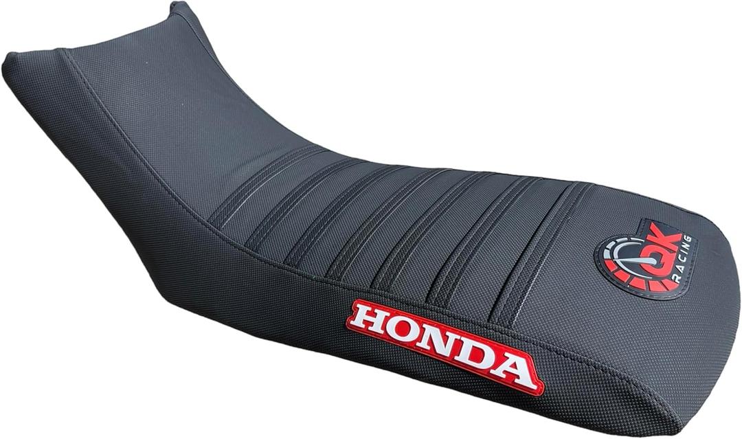 Seat Cover - Compatible Fit for Hond@ 1993-2006 TRX 300 EX Sportrax 300 TRX300EX 2x4 All Black, Durable Material | Multi-Grip Design for Improved Traction