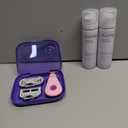 Flamingo Travel Razor Kit for Women - Body & Pubic Razor - Mini Handle, 2 Blade Refills, 2 Travel Size Foaming Shave Gels & Vented Case - TSA Approved Essentials