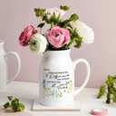 Thank You Gifts for Women, Leaving Gift for Colleagues, Coworkers Friends, Retirement Gift for Woman Teachers 5” Flower Vase for Flower