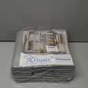 FAMILY PACKDrawer Organizer Clothes, 20 Pack Dresser Organizer Bins for Baby Clothes - Underwear Bra Sock Organizer - Fabric Closet Organization and Storage Dividers for Nursery Bedroom Dorm (Grey)