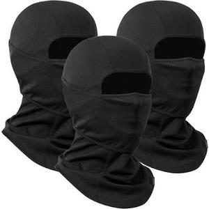 Men Women Thermal Face Cover, Breathable Full Face Mask for Skiing 3 Pack