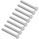 uxcell M8x120mm Hex Bolts 304 Stainless Steel Hexagon Screw Bolt 8pcs
