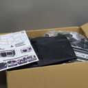 Portable Cat Playpen, Pet Dog Playpen, Kitten Puppy Play Pen for Indoor/Outdoor, Collapsible Cats Cages Enclosed Tent with Carrying Case, PVC Pipe Frame, 600D Oxford, 39" x 24" x 22" (Grey)