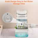 Smart Pet Water Fountain,Filterless Cat Water Fountain No Filter,3L/102oz Ultra Silent Cat Fountain, Separation Design