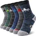 ANTSANG Kids Toddlers Boys Girls Merino Wool Hiking Athletic Thermal Warm Winter Socks