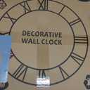 20 Inch Large Wall Clock - Rustic Wooden Silent Non-Ticking Wall Clock with Black Metal Frame, Vintage Farmhouse Decorative for Living Room, Bedroom, Kitchen - Arabic Numerals, Modern Design