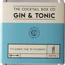 The Cocktail Box Co Gin & Tonic Cocktail Kit - Make Premium Hand Crafted Cocktails Gifts for Him or Her - 1 Kit