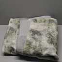 Runner Rug for Hallway Kitchen, 2x5 Machine Washable Runners Rug for Entryway, Soft Modern Abstract Throw Rugs, Low Pile Floor Cover with Non Slip Backing, Light Green