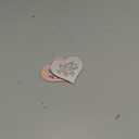 Geelin 48 Pcs Happy Valentine's Day Cupcake Toppers Valentines Acrylic Cake Disc Mirror Heart Cake Topper Engraved Valentines Topper Pick Cupcake Decoration for Valentine Wedding Gift Party Supplies