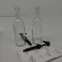 Demi's Home 25.4 oz 750 ml Glass Coffee Syrup Dispenser for Coffee Bar - 2 Pack - Comprehensive Label Set &  oz Pumps Included