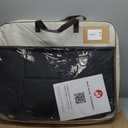 FREESOO Front Seats 2PCS Leather Car Seat Covers, Ultra Breathable Waterproof Seat Covers for Cars Trucks SUV, Carseat Protector Car Seat Cover Fit for Most Vehicles, Black Beige