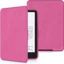 Premium PU Protective Case with Auto Wake/Sleep Function, Incompatible with Nokia Remarkable TCL -Raspberry