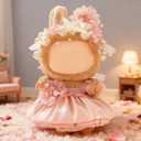 Pink Doll Clothes for 17cm (NO Doll)  Cute Dress Dolls Outfit Accessories for a Unique Dressed-Up Look  Fashion Kawaii Accessories Dress 1 C