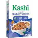 Kashi Breakfast Cereal, Organic, Whole Grain, Blueberry Clusters, 17.2oz Box (1 Box) (EXP 03/11/27)