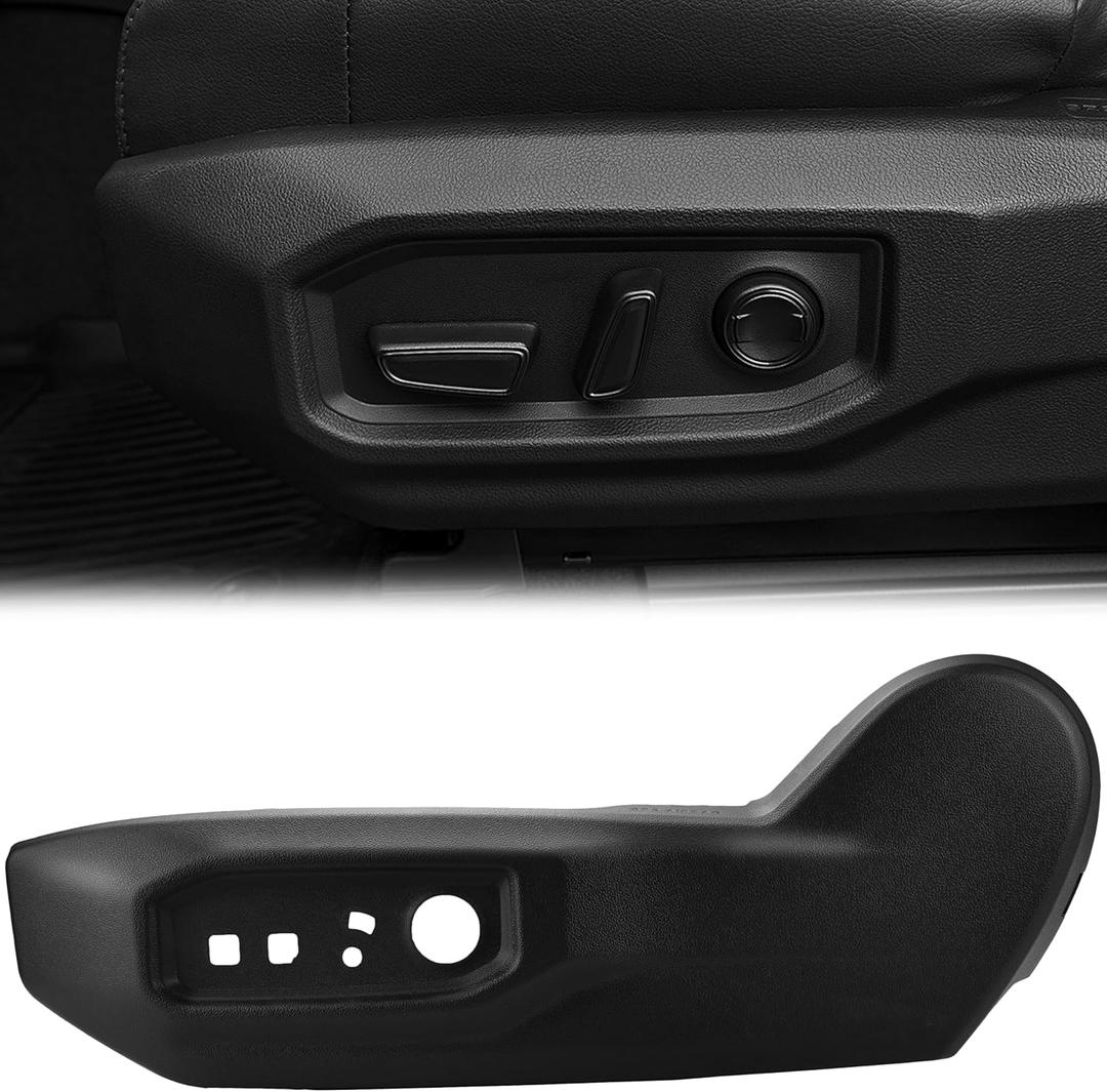 Driver Seat Trim Panel Compatible with Toyota Tundra Sequoia 2022 2023 2024 2025 2026 Driver Seat Track Cover Seat Track Cover Trim Side Panel Guard Replace 71812-0C242-C0 71812-0C241-C0