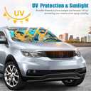 Sea Turtles Car Windshield Sun Shade Foldable Sunshade Front Window Cover Sun Visor Protector Accessories (59x27.5 inches)