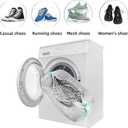 2-Packs Shoe Washing Bag for Washing Machine, Shoe Cleaning Bag for All Shoe Types,Laundry Shoe Bag for Washer and Dryer (glay)