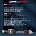 cciyu CV Axle Shaft Assembly for Chrysler for 300 2005-2023 for Dodge for Challenger 2018-2023 for Dodge for Charger 2007-2023 for Dodge for Magnum 2005-2008 663557 663558 (2 Packs)
