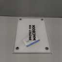 EooCoo Case Compatible with MacBook Air 15 inch M4 2025 2024 2023 Release A3241 M3 A3114 M2 A2941 Liquid Retina Display, Plastic Hard Shell Case + Keyboard Cover + Screen Protector, Crystal Clear