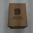 Inflatable Travel Foot Rest Pillow, Kids Airplane Bed, Adjustable Height Leg Pillow for Air Travel, Make a Flat Bed for Kids and Toddlers, Great for Airplane, Train, carGrey, 1 Pack