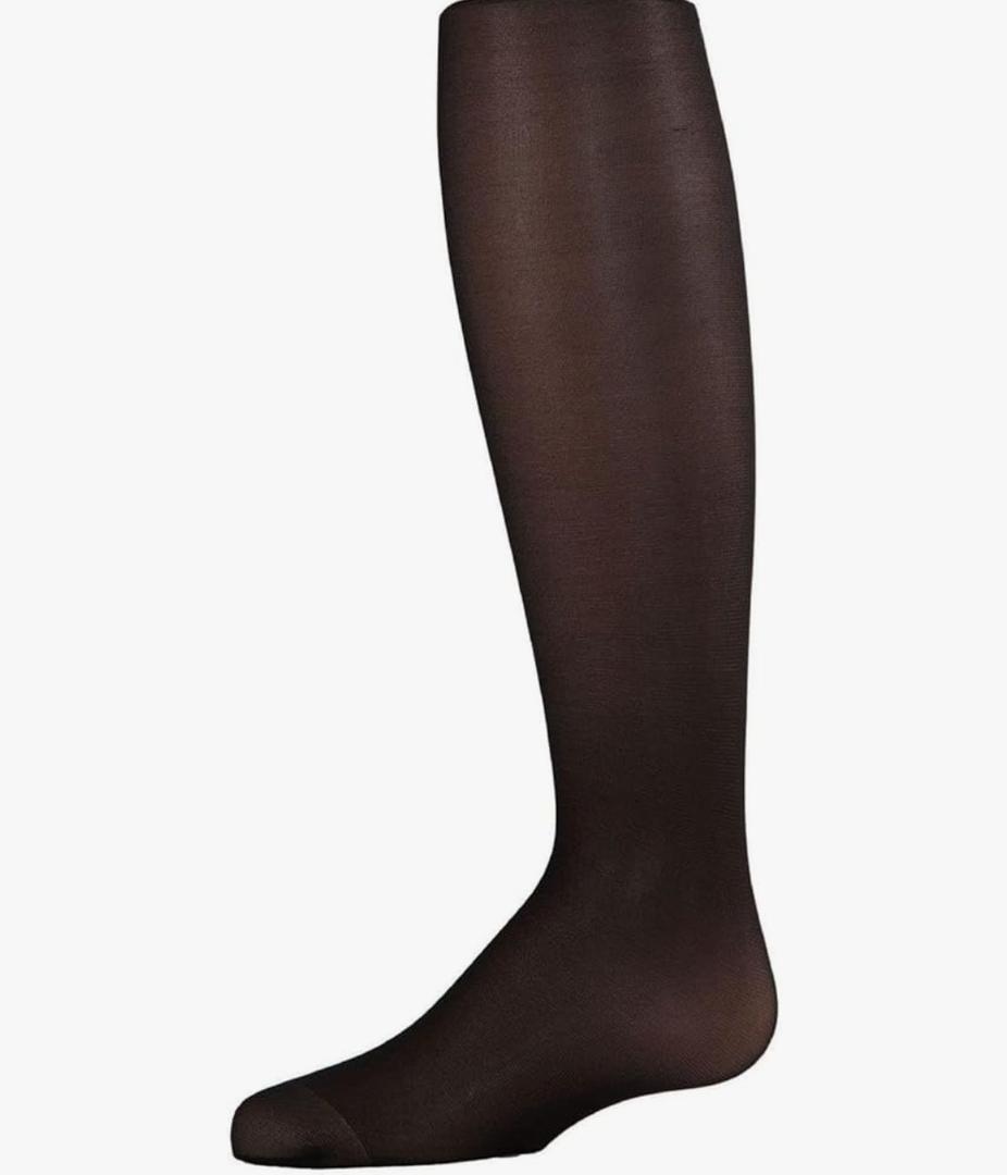 MeMoi Essential Sheer Nylon Tights for Girls, Ultra Soft and Lightweight Opaque Girls Tights - Sizes 12-14