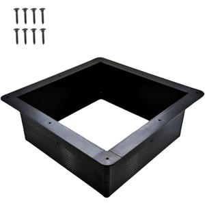 2012 Vent Garnish Replacement, Ceiling Garnish for 14" RV Roof Vent Fan, Interior Trim Ring- 5.6" Vertical Leg, Black