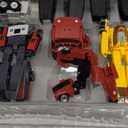 Deformation Combination Toy 5 in 1 Mini Action Figure Robot Car for Adults Kids