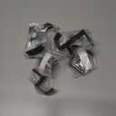 4Pcs Fireplace Stocking and Garland Hanger, 2 in 1 Mantel Hanger for Garland, Fireplace Stocking Holders for Mantle Garland Hooks for Xmas Holiday Home Party Decoration (4 White)