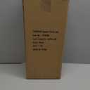 8000 lbs Square Drop Leg with Pin, Black