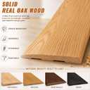 Tandefio 36" Solid Oak Floor Reducer Transition Strip 5" Wide, 5/8" High