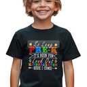 First Day of Preschool Shirt Pre K Shirts for Girls Boys Toddler Kids 1st Day of Prek Gift Cotton Tee. Size 120/60