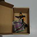 Live-Action Aquarium Ornament Undersea Treasure Chest Diver, Air Bubbler Aerating Fish Tank Decorations Black Color