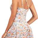 One Piece Swim Dress for Women - One Shoulder Tummy Control Swimsuit with Skirt 2025 Skirted Bathing Suit Swimdress (M)