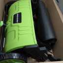 Pickup Pro 2 Leaf & Lawn Sweeper  Push Powered Garden Sweeper for Grass Clippings, Leaves & Debris  Manual Push Yard Sweeper with Height Adjustment & Large Collection Hopper