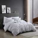 Kenneth Cole - Queen Duvet Cover Set, Soft Cotton All Season Bedding, Pre-Washed for Added Softness (Merrion Grey, Queen)