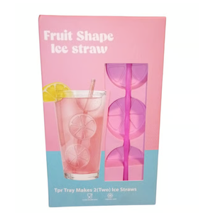 Fruit Shape Ice Straw Mold New, Pack Of 3