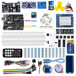 ELEGOO UNO Project Super Starter Kit with Tutorial and UNO R3 Board Compatible with Arduino IDE