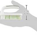 Scotch-Brite Small Utility Brush, Long Lasting Dish Brush with Handle for Scrubbing Cookware, Hands, Tile, Grout, Cutting Boards, and Utensils without Scratching, Antimicrobial, and Rinses Clean