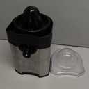 Cuisinart Pulp Control Citrus Juicer, Orange Juicer Squeezer and Lemon Squeezer with 3 Pulp Control Settings, Accommodates Small Limes and Large Grapefruits, CCJ-500P1, Black/Stainless Steel