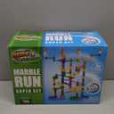 Marble Genius Marble Run - 150 Complete Pieces Maze Track Toys for Adults, Teens, Toddlers & Kids Aged 4-8 Years Old, (85 Translucent Marbulous Pieces + 65 Glass-Marble Set), Super Set