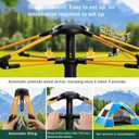 KOMCLUB Camping Tent Tents for Family Camp Tent Waterproof Windproof Outdoor for Backpacking Hiking Easy Setup with Storage Bag