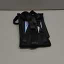 Airplane Foot Hammock, No Collapse Foot Rest for Plane Travel with Extended Adjustment Strap, Portable Desk Foot Hammock with Thickened Foam, Foot Sling Travel Essentials to Relax Your Feet (1 Pc Black)