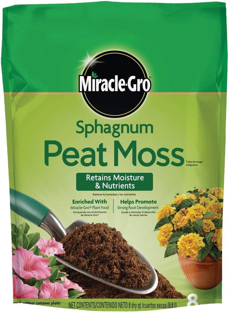 Miracle-GRO Sphagnum Peat Moss, 8 qt.