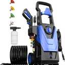 Electric Pressure Washer, 4800 PSI 3.2 GPM Power Washer with 4 Quick Connect Nozzles, Foam Cannon, Power washers Electric Powered for Cars, Fences, Driveways, Homes, Patios