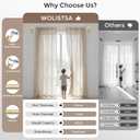 Gold Double Curtain Rod, 36 to 72 Inch Dual Curtain Rods with Aluminium Modern End Cap Finials, 1 Inch Adjustable Heavy Duty Window Treatment Rods, Telescopic Metal Double Drapery Pole Set