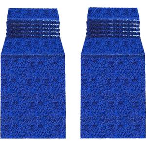 Saliyaa 2 Packs Royal Blue Sequin Table Runners 12 x 108 inches Glitter Blue Table Runners for Birthday Wedding Bachelorette Baby Shower Party Table Decorations Supplies