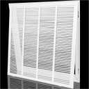 Return Air Filter Grille 20x25,Air Return Vent Cover for 20"W x 25"H Duct Opening,Steel HVAC Vent Covers for Wall and Ceiling,Holds 1" Thick AC Filter, For 20''W25''H-Duct Opening