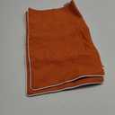 MIULEE Pack of 2 Outdoor Waterproof Throw Pillow Covers Decorative Farmhouse Linen Pillow Covers Solid Color Couch Pillow Covers for Patio Tent Bed Balcony Couch Sofa Living Room 12x20 Inch Orange