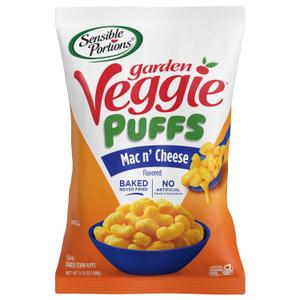 3 x Sensible Portions Garden Veggie Mac & Cheese Puffs, 3.75 Oz