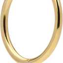 72Pcs 1.5-Inch Inner Diameter Metal Curtain Rings with Eyelets,Fits Up to 1 1/4-Inch Rod,4 mm Diameter Wire (Gold-72pcs)